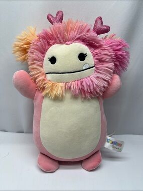 Pink Hug Mees Squishmallows Plush Yeti Toy - Soft Cuddly Kids Toy